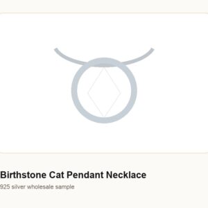 925 Sterling Silver Pendant Necklace Wholesale