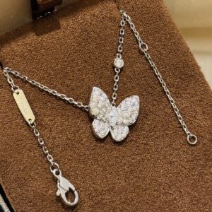925 Sterling Silver Butterfly Necklace