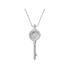 925 Sterling Silver Daisy Necklace Jewelry Display