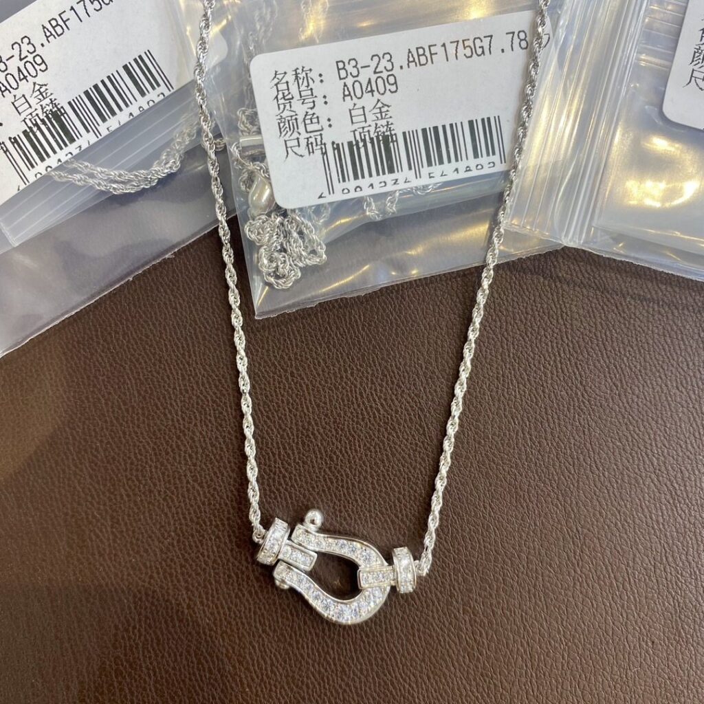 925 Sterling Silver Horseshoe Necklace Wholesale