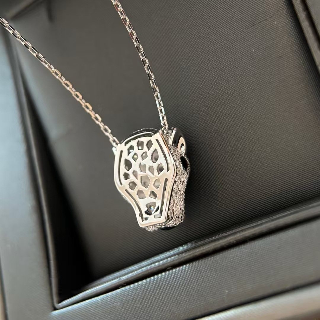 925 Sterling Silver Leopard Necklace