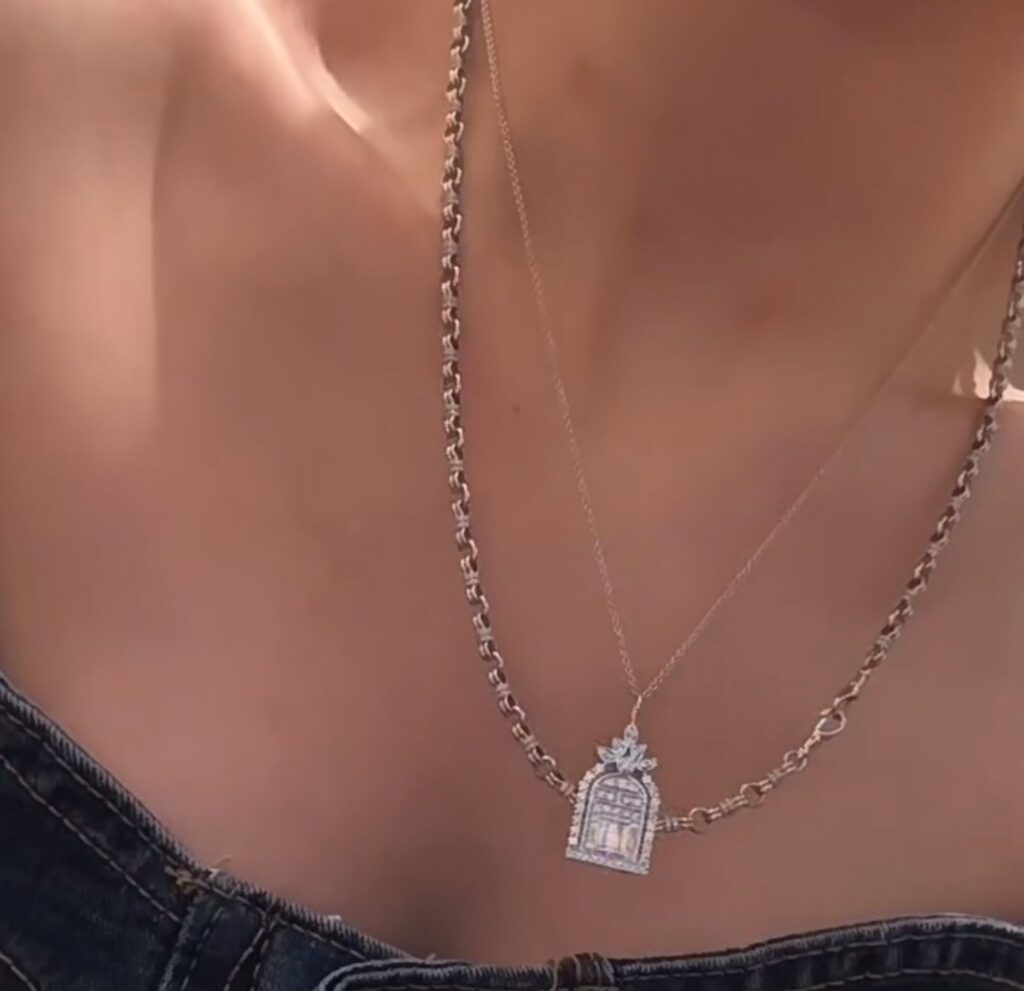925 Sterling Silver Lucky Door Necklace Wholesale
