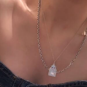 925 Sterling Silver Lucky Door Necklace Wholesale