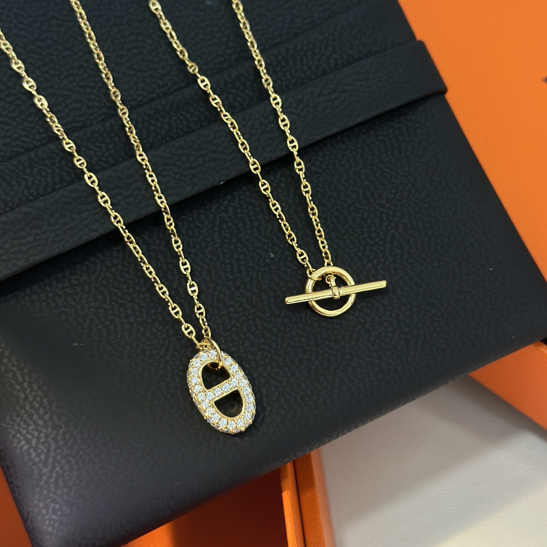 925 Sterling Silver Oval Link Necklace
