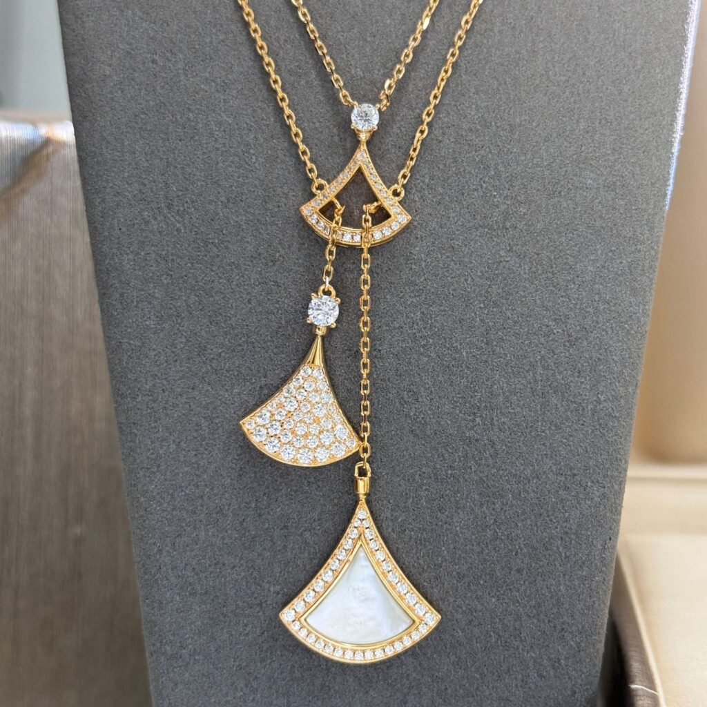 925 Sterling Silver Pleated Tassel Necklace Wholesale