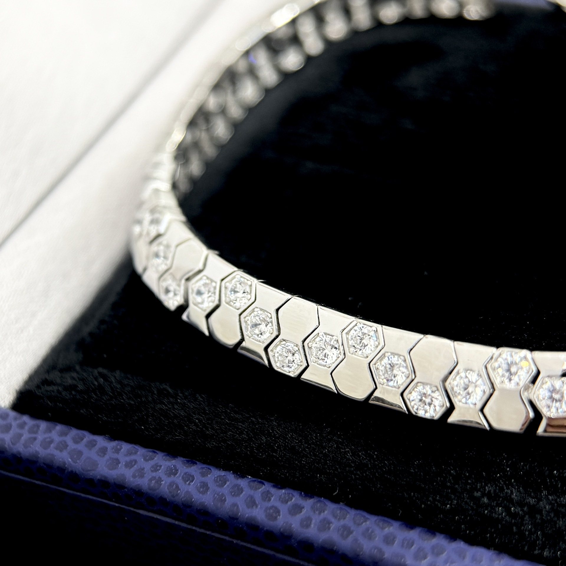 925 Sterling Silver Serpent Bracelet