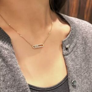 925 Sterling Silver Three Stone Sliding Necklace Wholesale