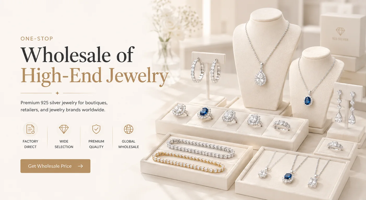 925 sterling silver jewelry OEM ODM wholesale display