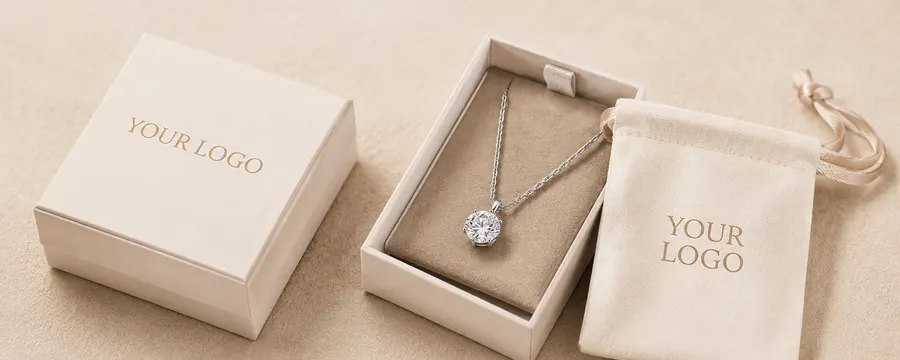 private label packaging for 925 silver jewelry wholesale