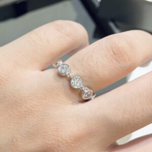 925 Sterling Silver Bead Ring Jewelry Display