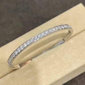 925 Sterling Silver Bezel Pave Bangle Wholesale