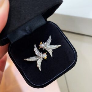 925 Sterling Silver Bird on Stone Open Necklace Packaging View