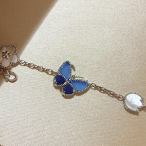 925 Sterling Silver Butterfly Bracelet Jewelry Display