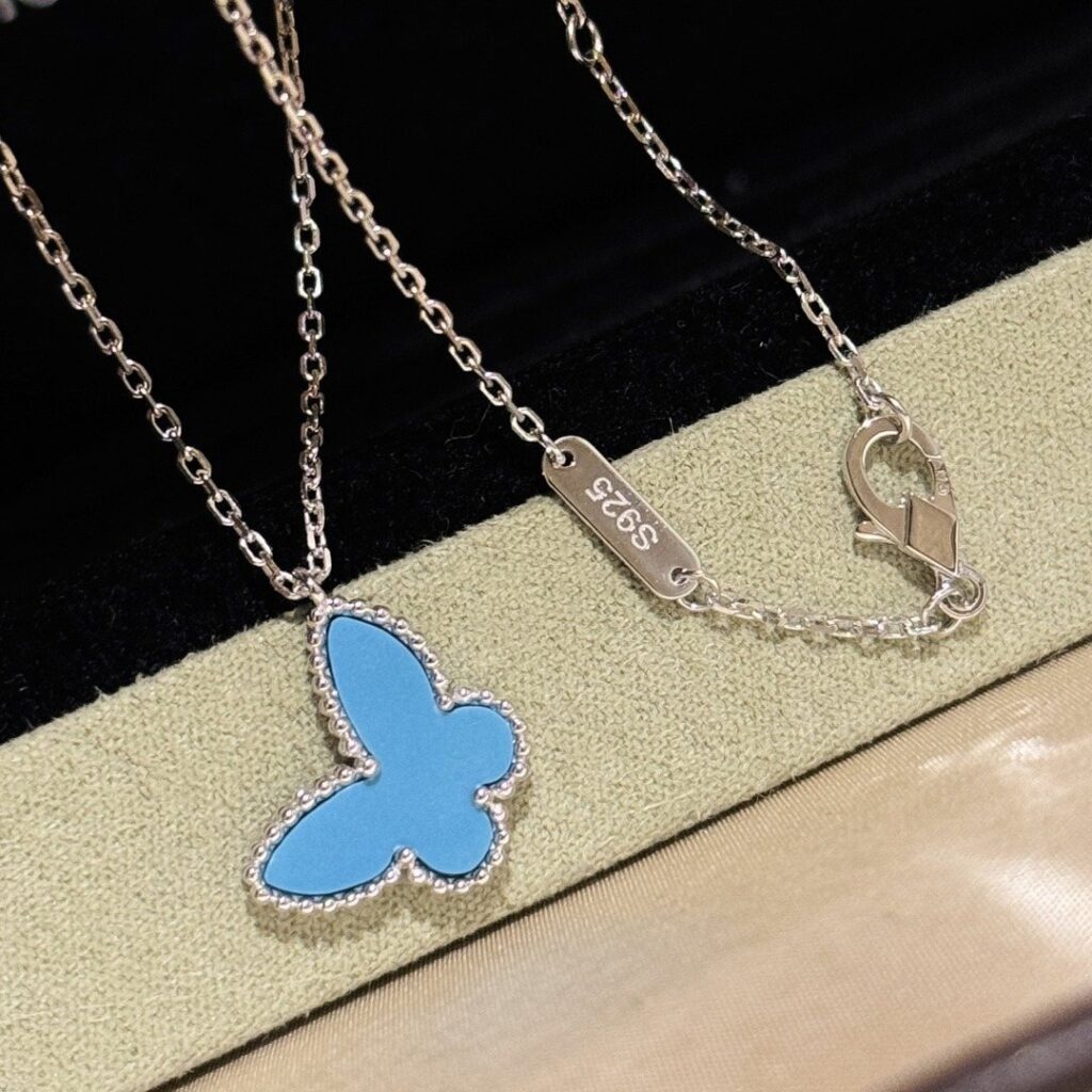 925 Sterling Silver Butterfly Turquoise Stud Earrings Wholesale