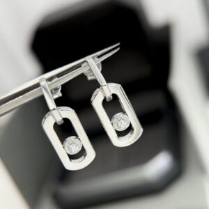 925 Sterling Silver Classic Single Stone Sliding Stud Earrings Packaging View