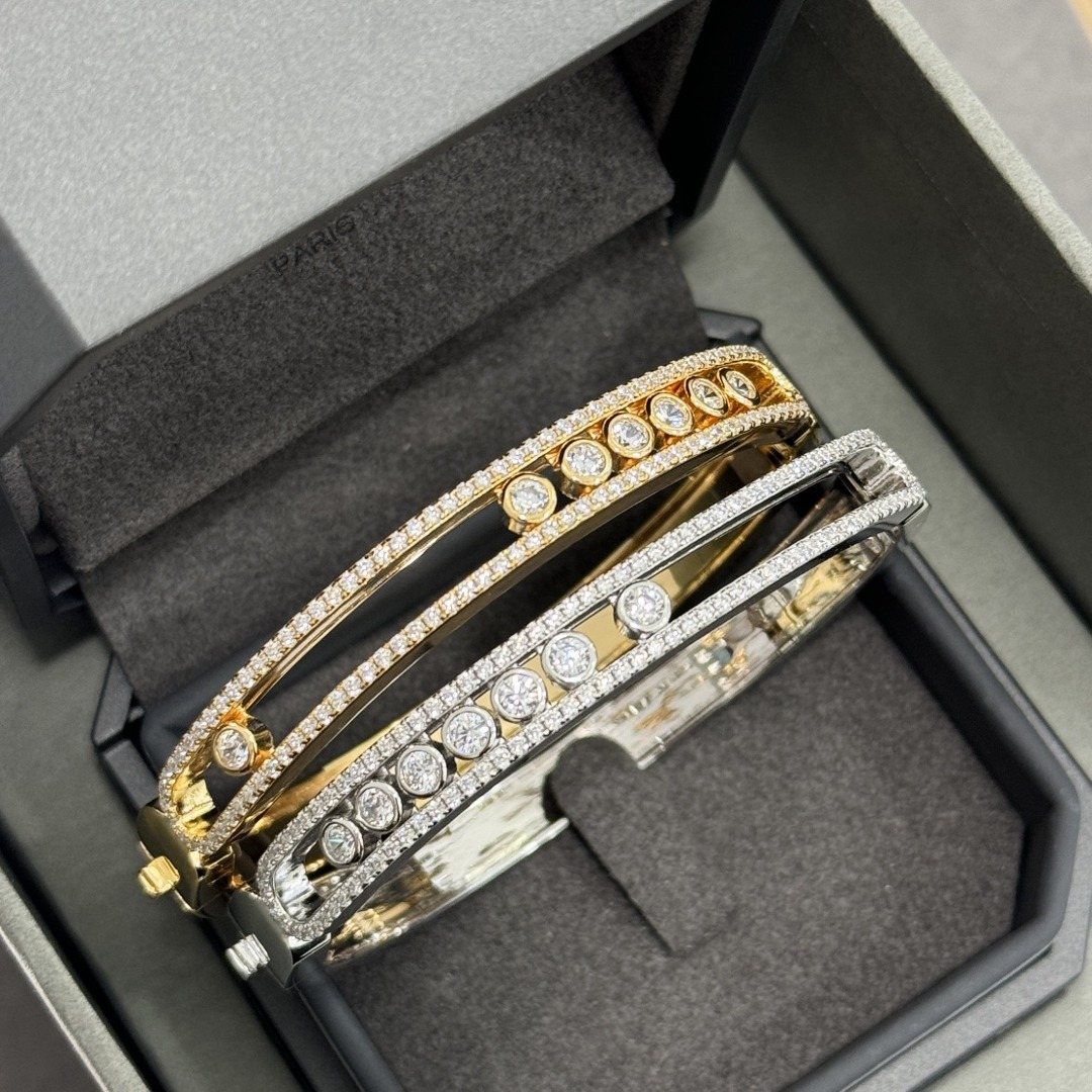 925 Sterling Silver Classic Three Stone Sliding Bangle Wholesale 925 Sterling Silver Classic Three Stone Sliding Bangle Wholesale