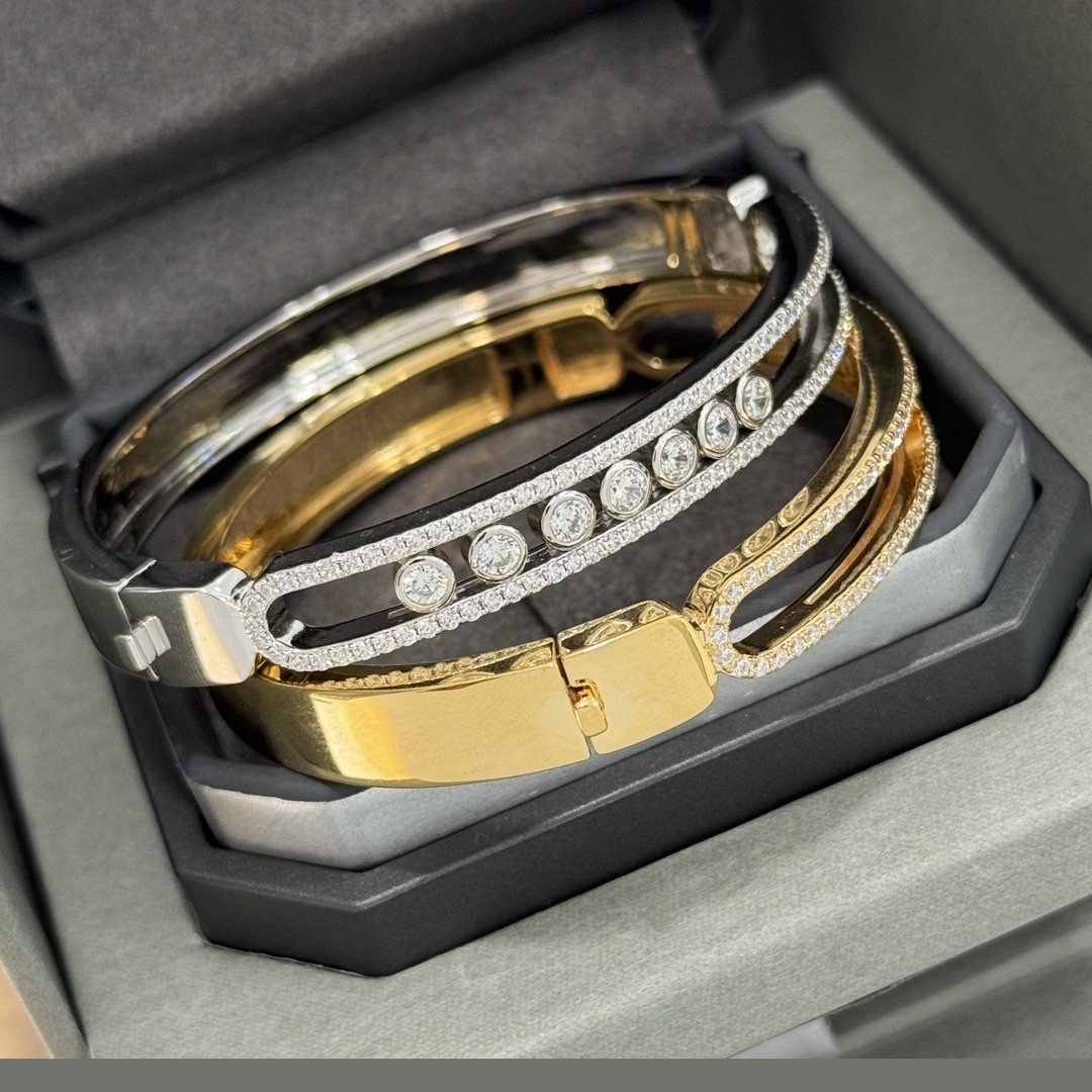 925 Sterling Silver Classic Three Stone Sliding Bangle Wholesale 925 Sterling Silver Classic Three Stone Sliding Bangle Wholesale