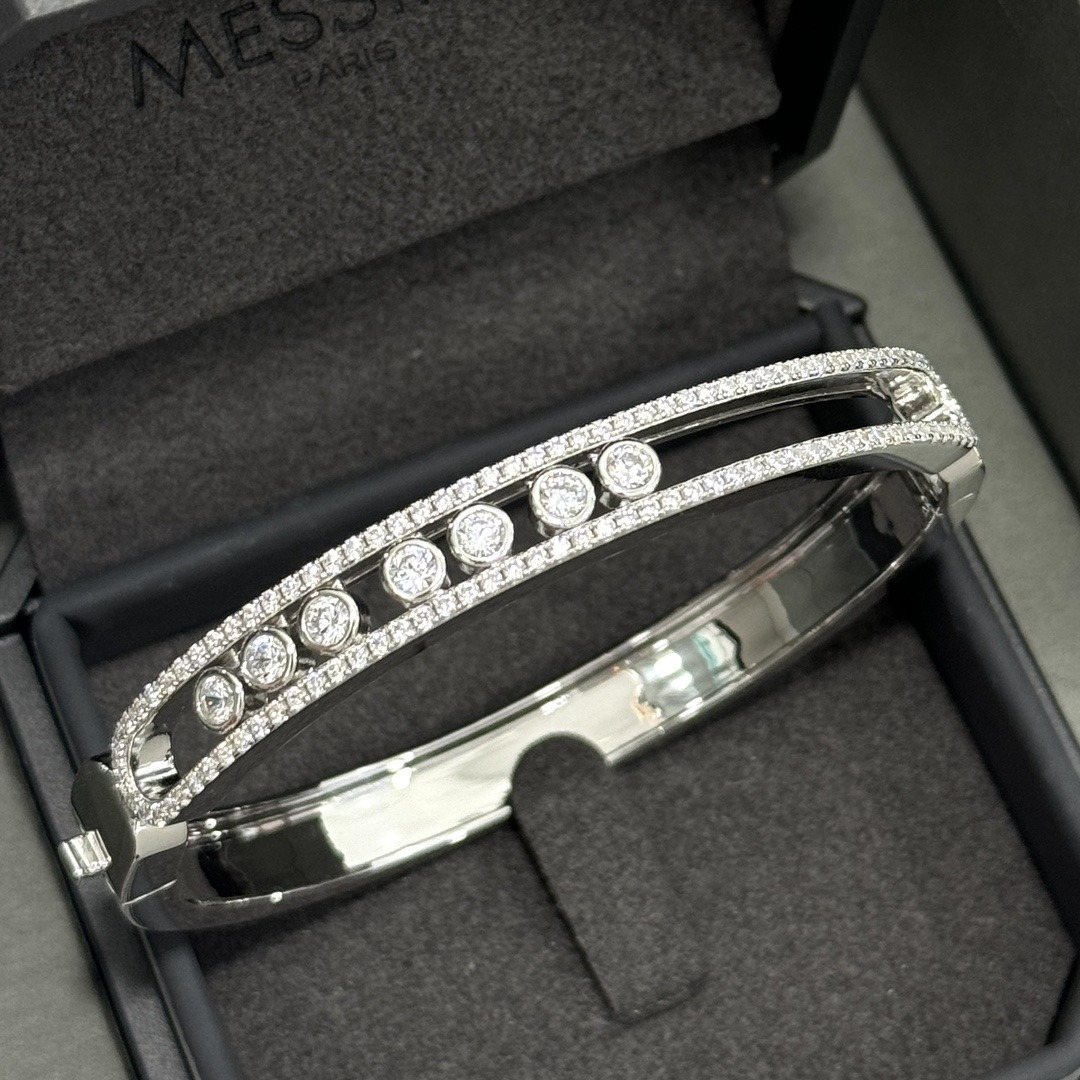 925 Sterling Silver Classic Three Stone Sliding Bangle Wholesale 925 Sterling Silver Classic Three Stone Sliding Bangle Wholesale