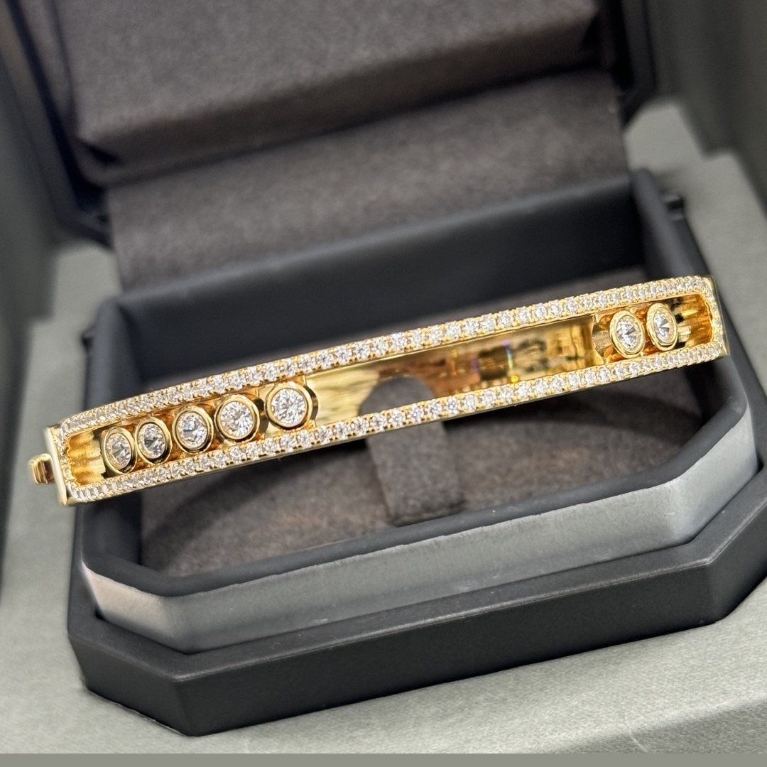 925 Sterling Silver Classic Three Stone Sliding Bangle Wholesale 925 Sterling Silver Classic Three Stone Sliding Bangle Wholesale