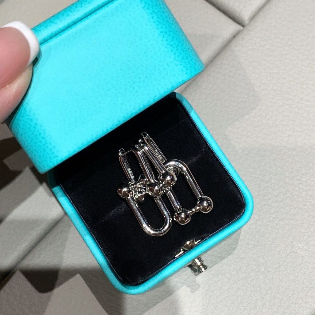 925 Sterling Silver Double Hoop Stud Earrings Wholesale