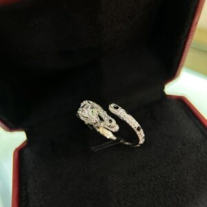 925 Sterling Silver Emerald Butterfly Ring 925 Sterling Silver Emerald Butterfly Ring