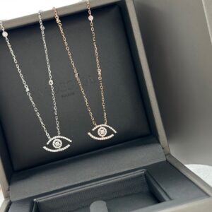 925 Sterling Silver Eye Motif Necklace Lifestyle View