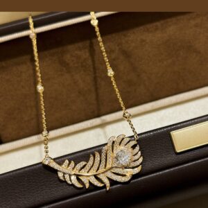 925 Sterling Silver Feather Necklace Wholesale