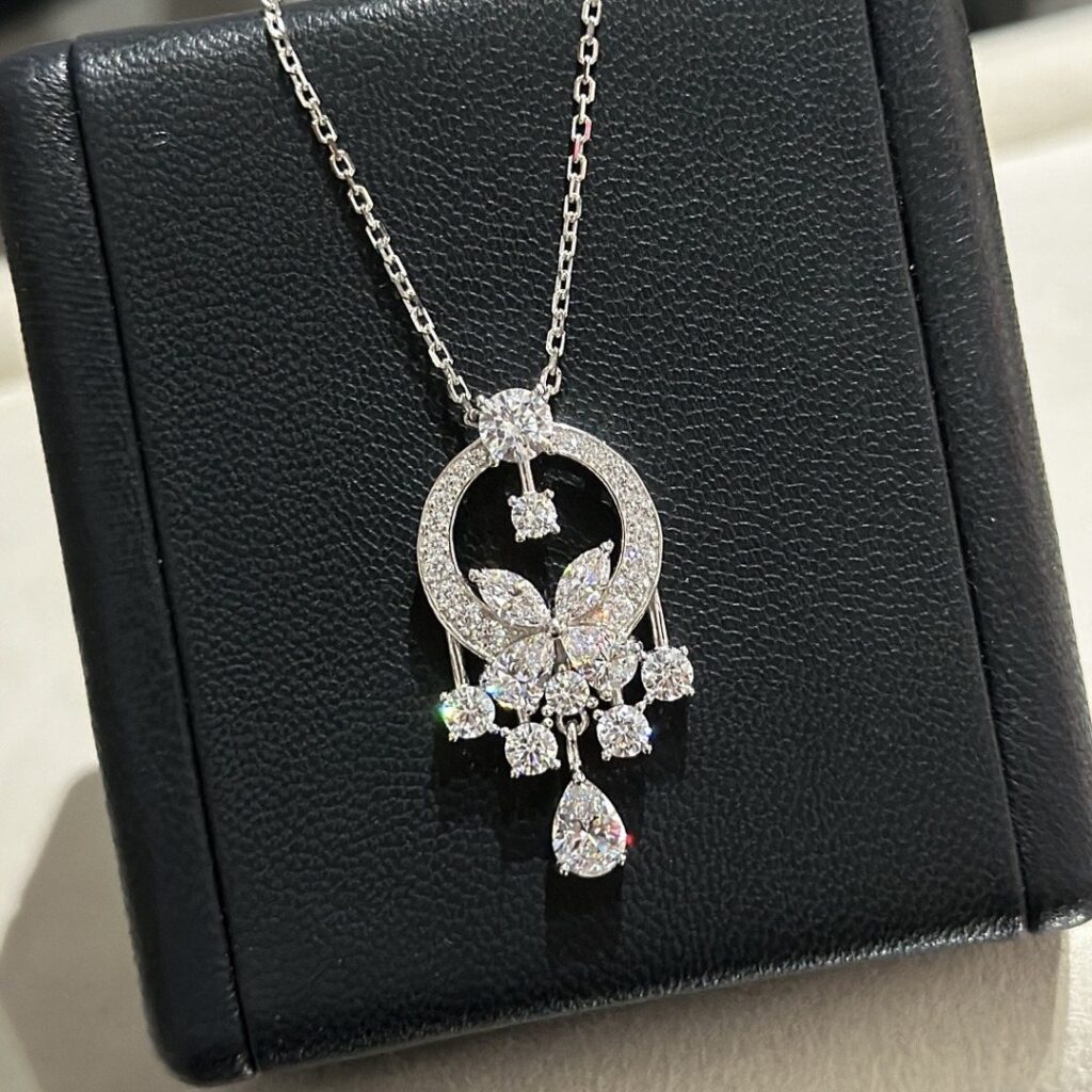 925 Sterling Silver Garden Butterfly Necklace Wholesale