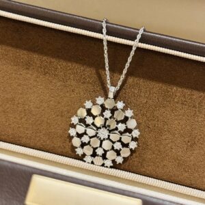 925 Sterling Silver Honeycomb Snowflake Jewelry Set Wholesale