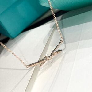 925 Sterling Silver Knot Bow Necklace Wholesale 925 Sterling Silver Knot Bow Necklace Wholesale