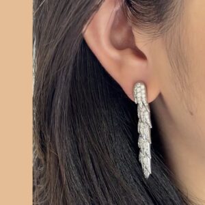 925 Sterling Silver Knot Fashion Bangle Close Up