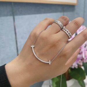 925 Sterling Silver Large Lock Necklace Lifestyle View
