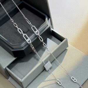 925 Sterling Silver Long Single Stone Sliding Necklace Packaging View