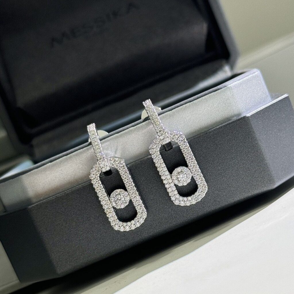 925 Sterling Silver Minimal Single Stone Sliding Stud Earrings Wholesale