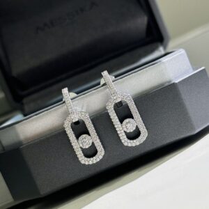 925 Sterling Silver Minimal Single Stone Sliding Stud Earrings Wholesale