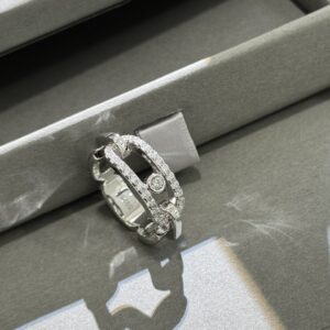 925 Sterling Silver Minimal Sliding Stone Ring Wholesale