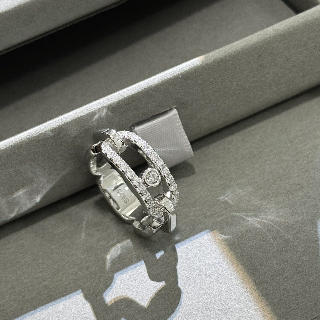 925 Sterling Silver Minimal Sliding Stone Ring Wholesale 925 Sterling Silver Minimal Sliding Stone Ring Wholesale