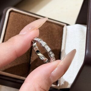 925 Sterling Silver Pave Serpent Ring Lifestyle View