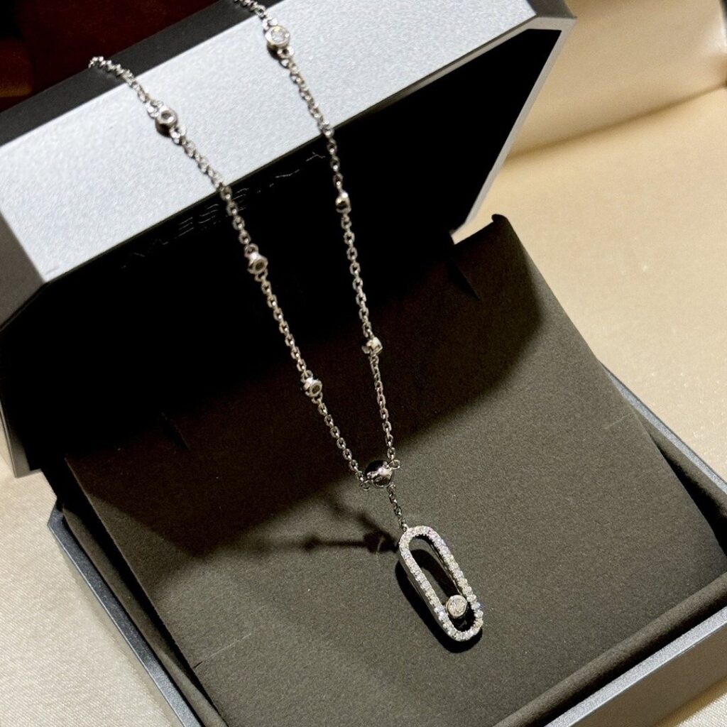 925 Sterling Silver Pave Starry Stone Necklace Wholesale
