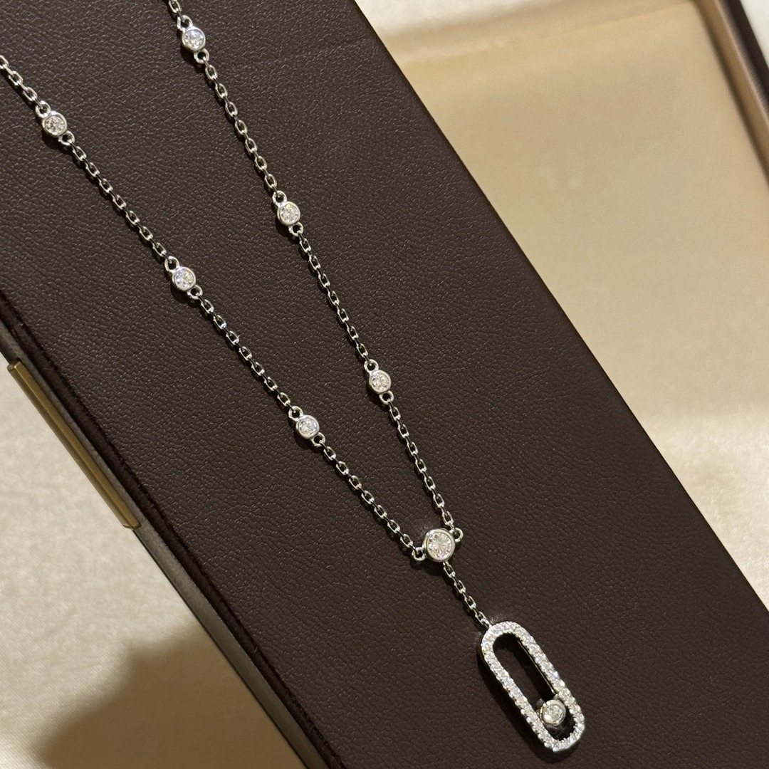 925 Sterling Silver Pave Starry Stone Necklace Wholesale 925 Sterling Silver Pave Starry Stone Necklace Wholesale