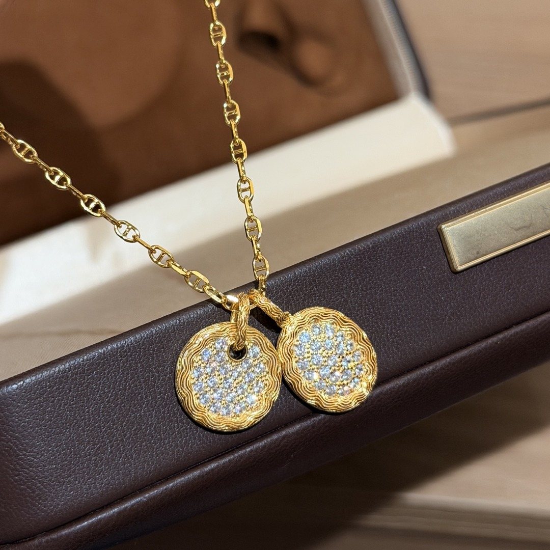 925 Sterling Silver Pave Stone Necklace 925 Sterling Silver Pave Stone Necklace