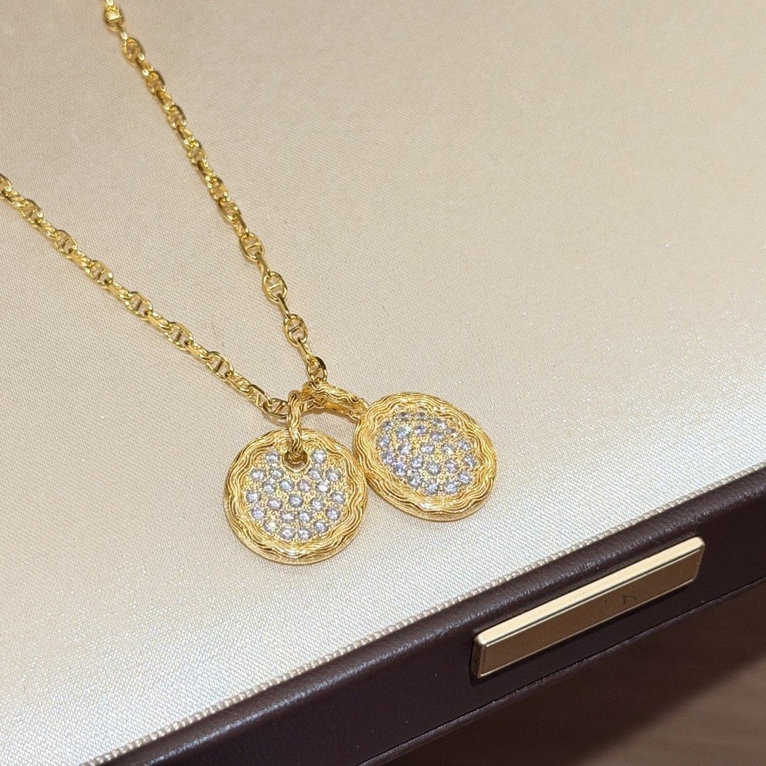 925 Sterling Silver Pave Stone Necklace 925 Sterling Silver Pave Stone Necklace