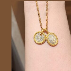 925 Sterling Silver Pave Stone Necklace Packaging View