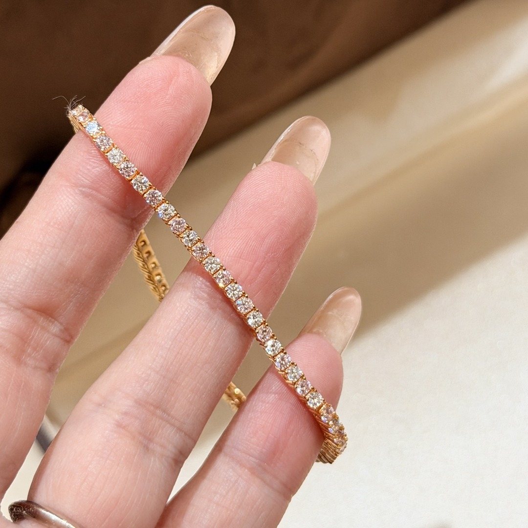 925 Sterling Silver Pave Tennis Bracelet 925 Sterling Silver Pave Tennis Bracelet