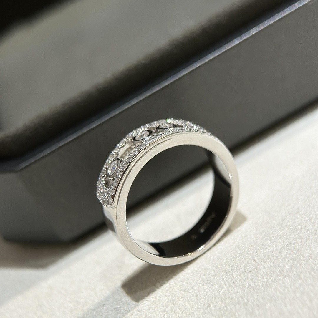 925 Sterling Silver Pave Three Stone Sliding Ring Wholesale 925 Sterling Silver Pave Three Stone Sliding Ring Wholesale