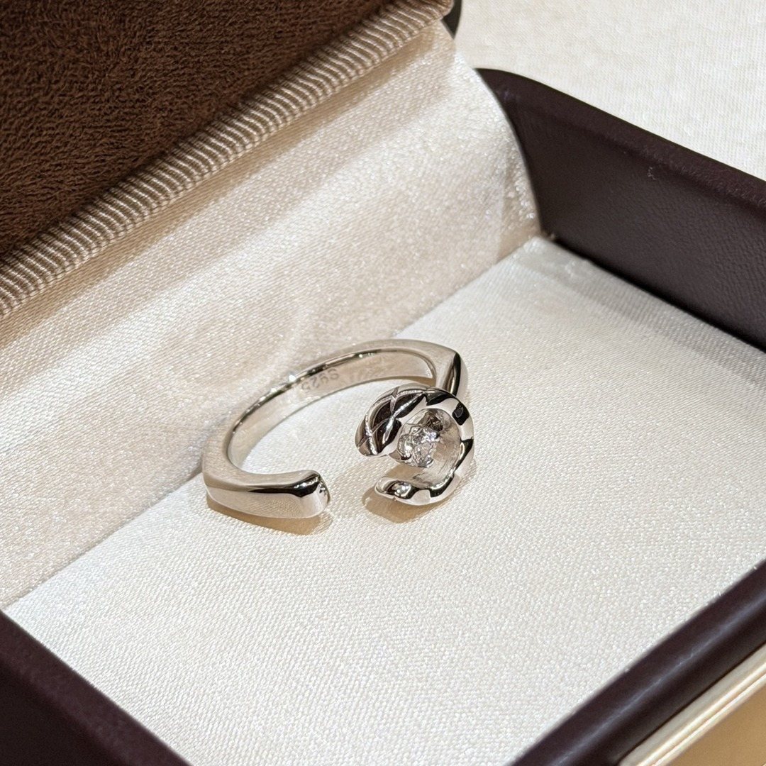 925 Sterling Silver Quilted Open Ring 925 Sterling Silver Quilted Open Ring