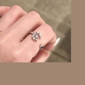 925 Sterling Silver Quilted Open Ring Packaging View