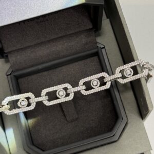 925 Sterling Silver Refined Single Stone Sliding Bracelet Packaging View