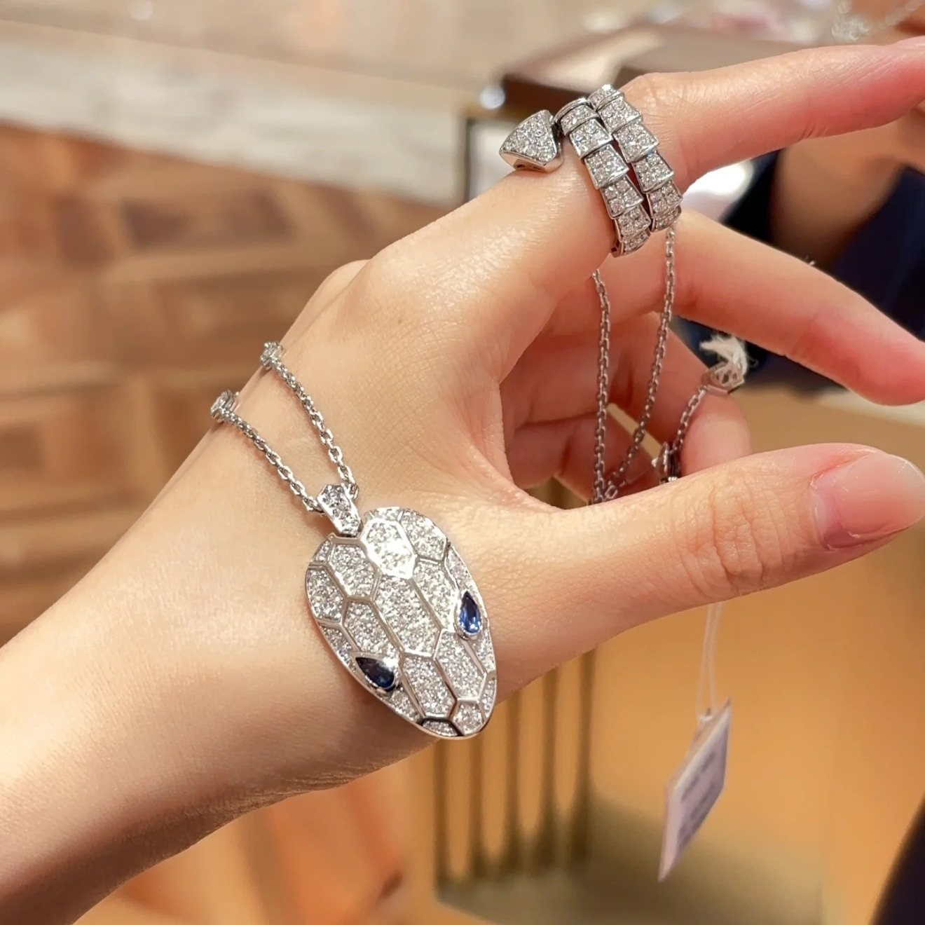 925 Sterling Silver Serpent Necklace Wholesale 925 Sterling Silver Serpent Necklace Wholesale