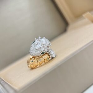 925 Sterling Silver Serpent Ring Jewelry Display